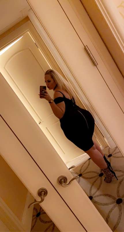 Sexy in my tight black dress