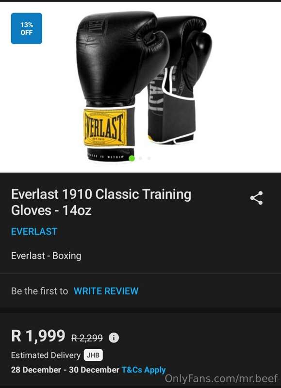 hey ya'll I'm in need for new boxing gloves, so for anyone w..