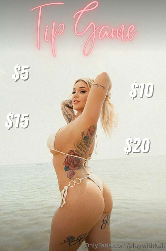 𝗧𝗜𝗣 𝗚𝗔𝗠𝗘 
Tip $10 for $100 worth of content 🥵
Tip $15 for $1..