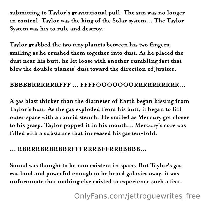 Taylor the God Farter Part 3 A fan commissioned a 15,000 wor.. 1