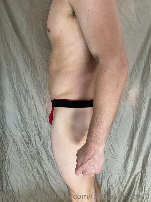 Soldier shows off his hot muscular body in a thong and jock!..
