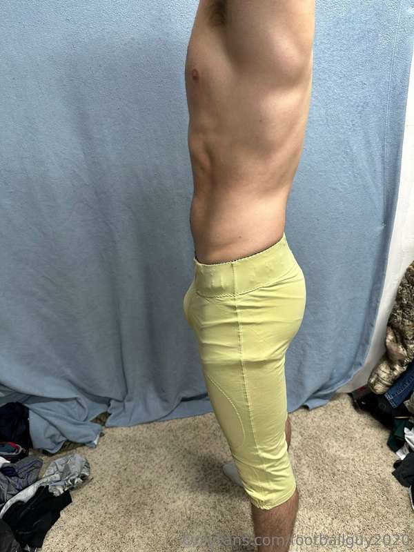 The new private in football gear and a wrestling singlet! 11