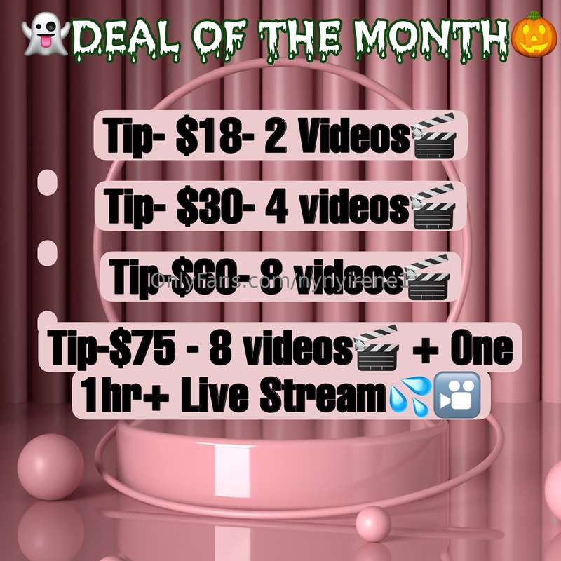 All Month LONG! 🥰😘