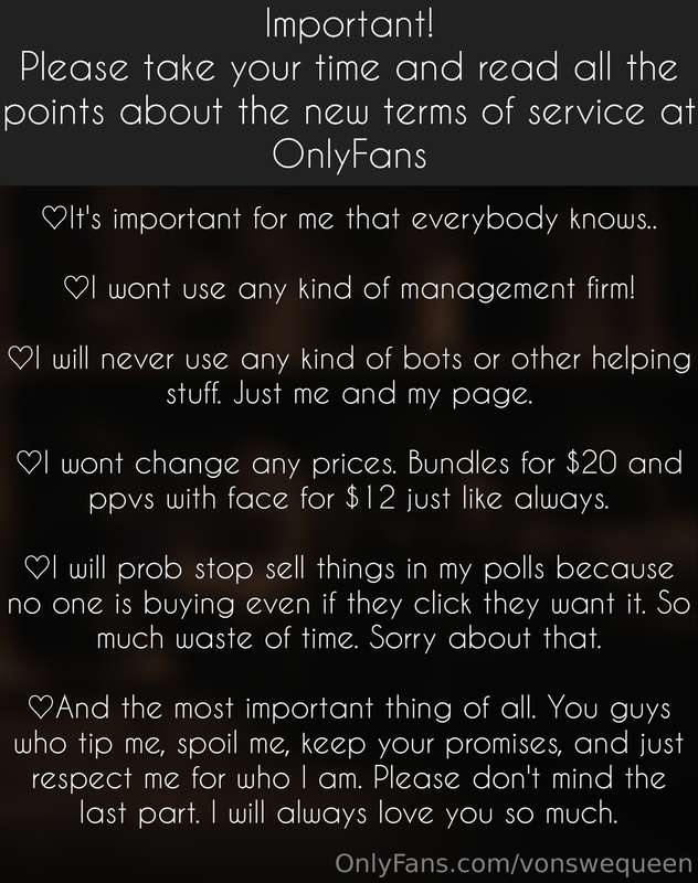 The last point is of course the most important one. Please t..