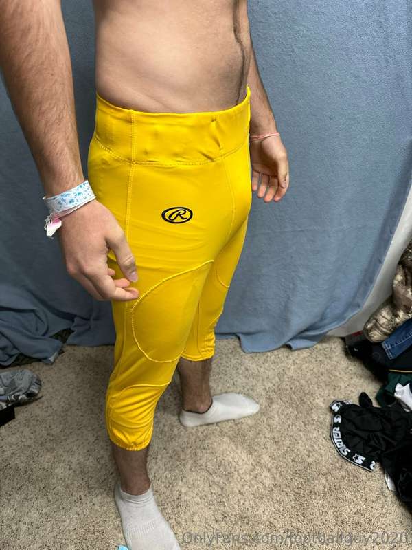 More of the private in football pants! 14