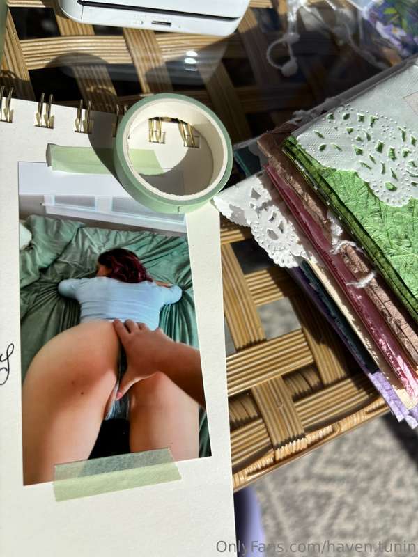 Scrapbooking 💕Btw did you see my new sex tape? 🥰