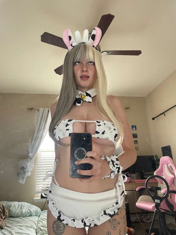 Sexy Cow Maid At Your Service! 8