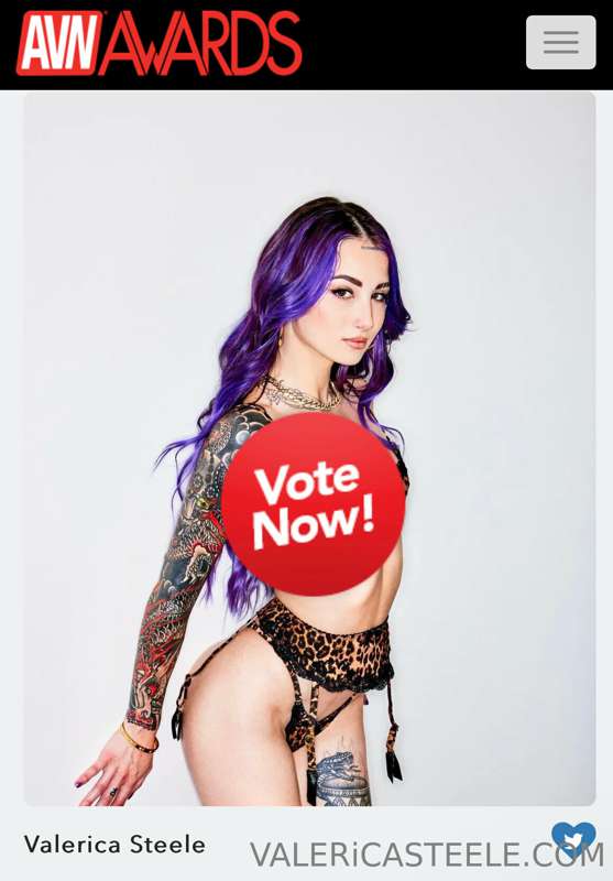 i’m so honored to be nominated for “favorite porn star creat..