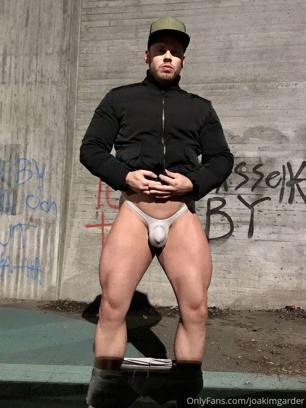 Some pics from earlier tonight. Stripped down to my thong at..