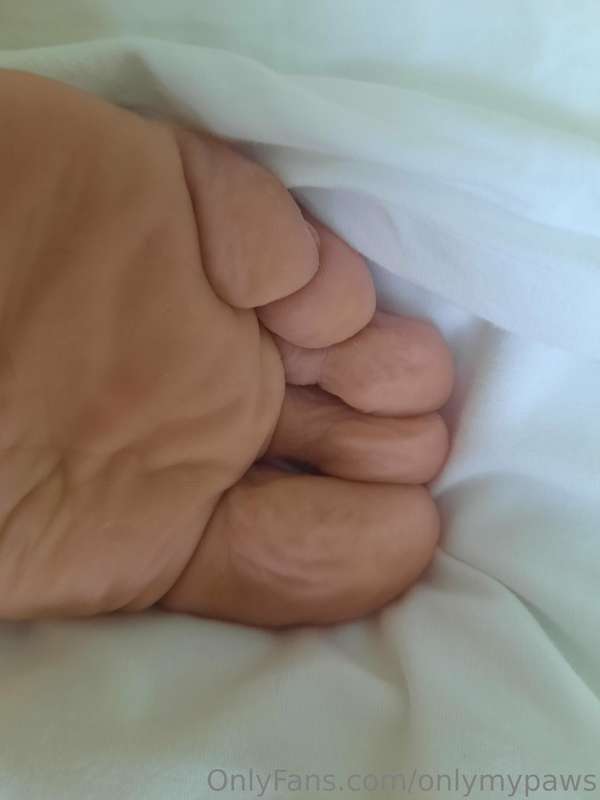 Soggy wrinkles after yesterday's wellness. 💦👣 3
