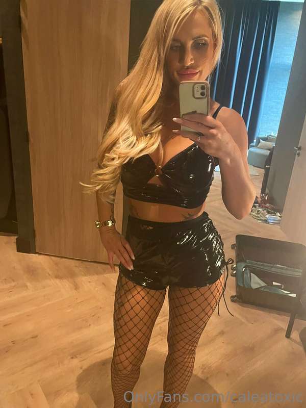 Good morning, time to unpack the summer fetish outfits. PVC ..