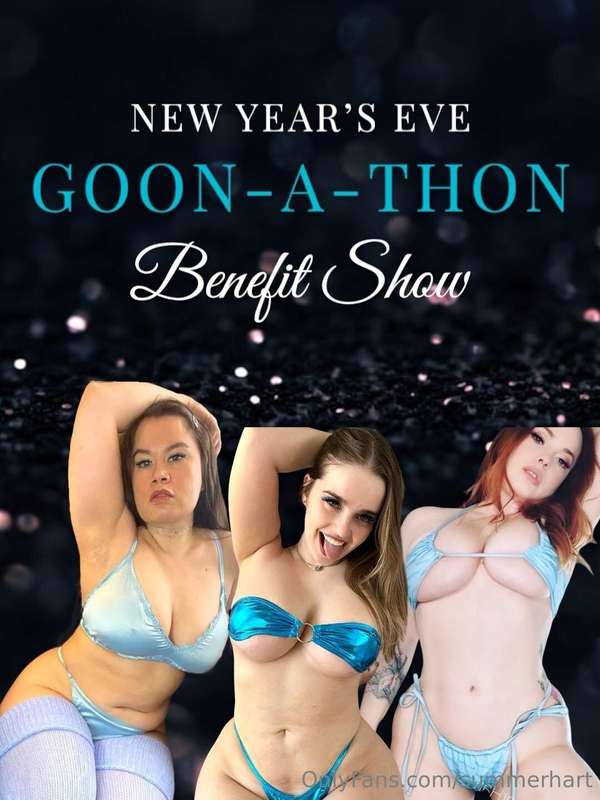 I have your NYE plans right here! Join us live on OF (and br..