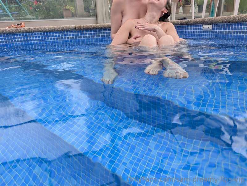 When we saw the pool, we thought "Okay let's make some conte..