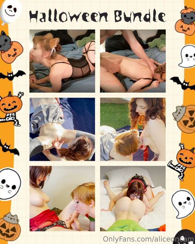 HALLOWEEN BUNDLE~ 3 videos for the price of 𝘖𝘕𝘌 🎃 
sending o..