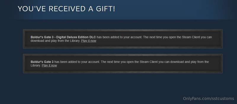 An absolutely amazing fan just bought me Baldur's Gate 3!! G..