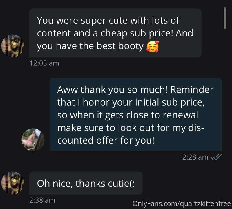 I asked my fans why they subscribed to me and this is what t..