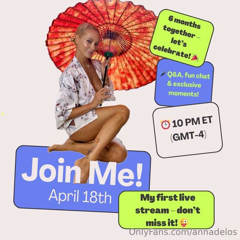 The ultimate MILF fantasy is going LIVE…This Friday, April 1..