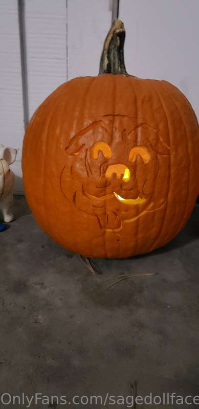 My two favorite pumpkins I carved this year. Both were freeh.. 1