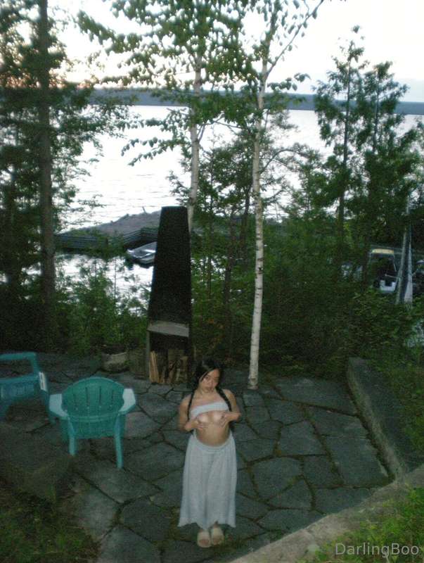 Went to my friend’s cabin, and just had to go in the private.. 16
