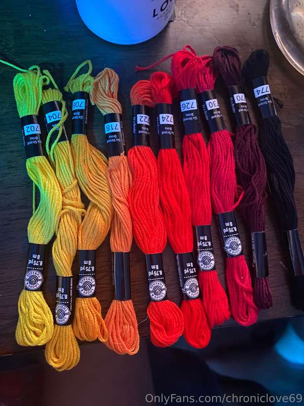 Making a colorful friendship bracelet with these! I’ll share..