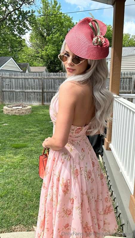 Day 1 Derby outfit! Did you like it?🐎💐✨ 3