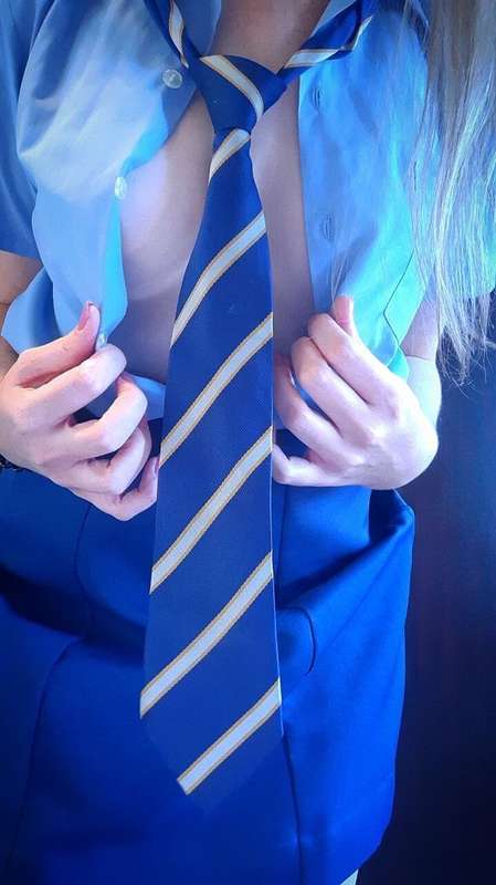 Allyson is a naughty school girl! Should she be punished? 3