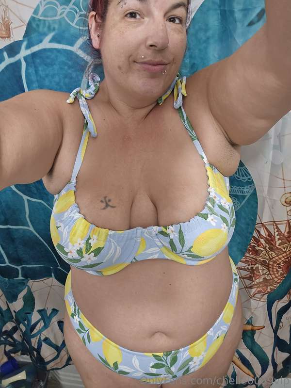 Got a chance to take my new bikini for a test run today! 😈😈 ..