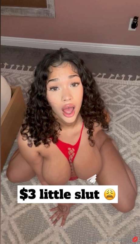 Your $3 nasty slut 🥰 @hott4lexi 