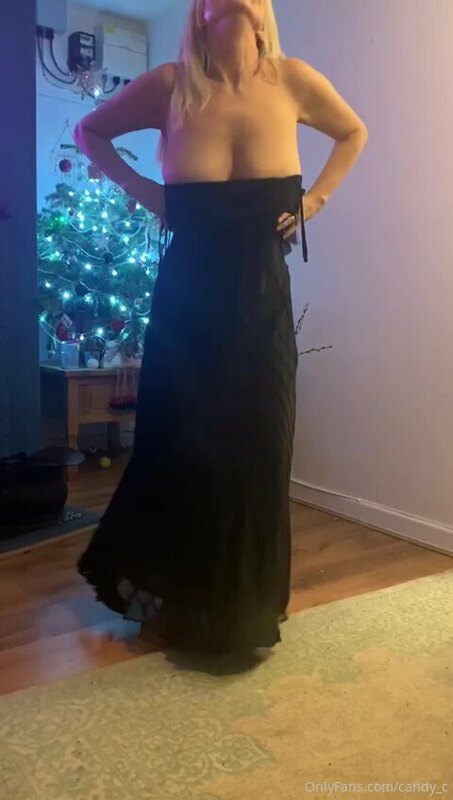 Watch this dress come down to leave my 34E-27-35 figure full.. 5