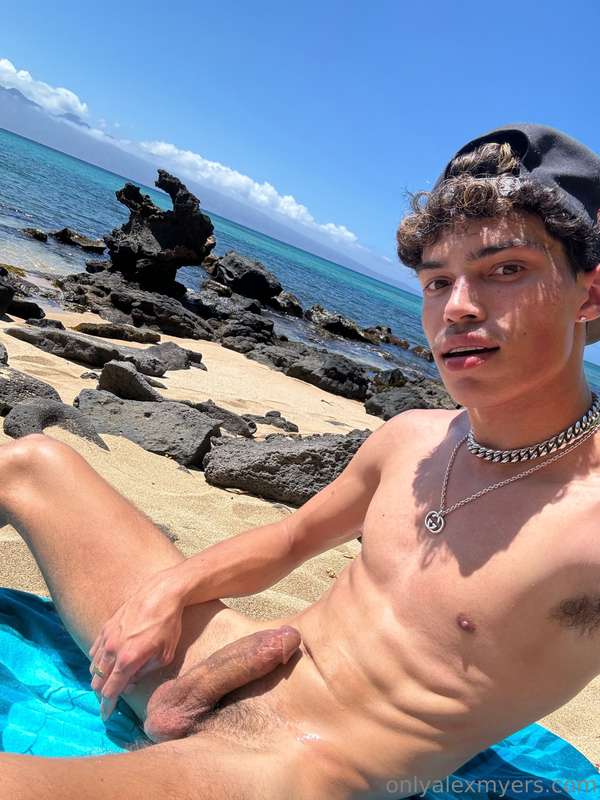 Would you suck my dick on the beach?