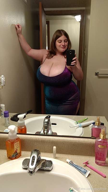 Taking my tits out of my sexy dress