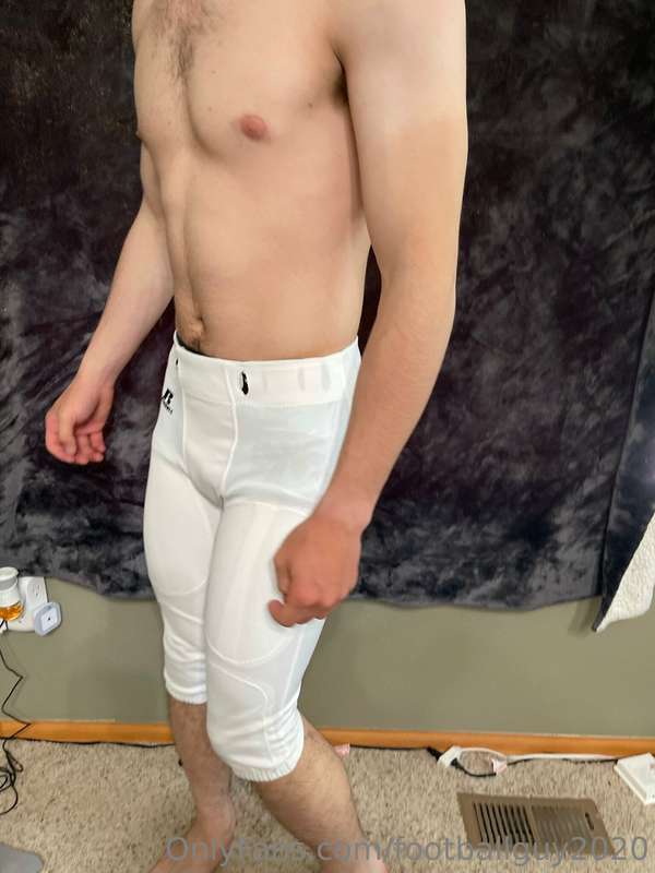 Me in football pants set 2 5