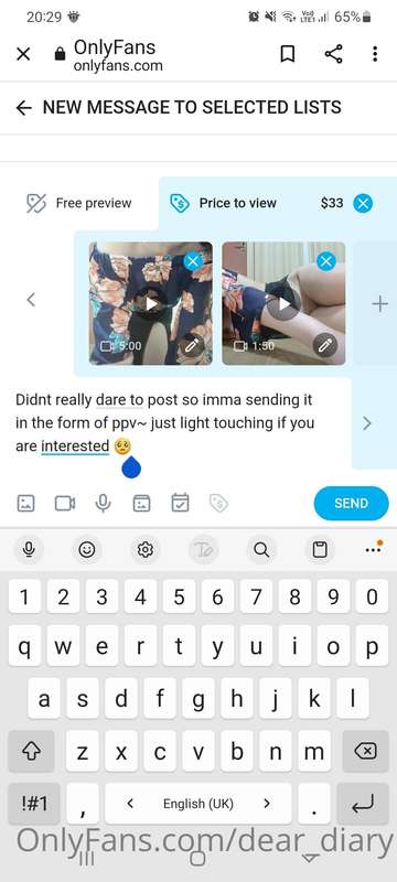 Dear_Diary - Onlyfans - 20 Apr, 2022