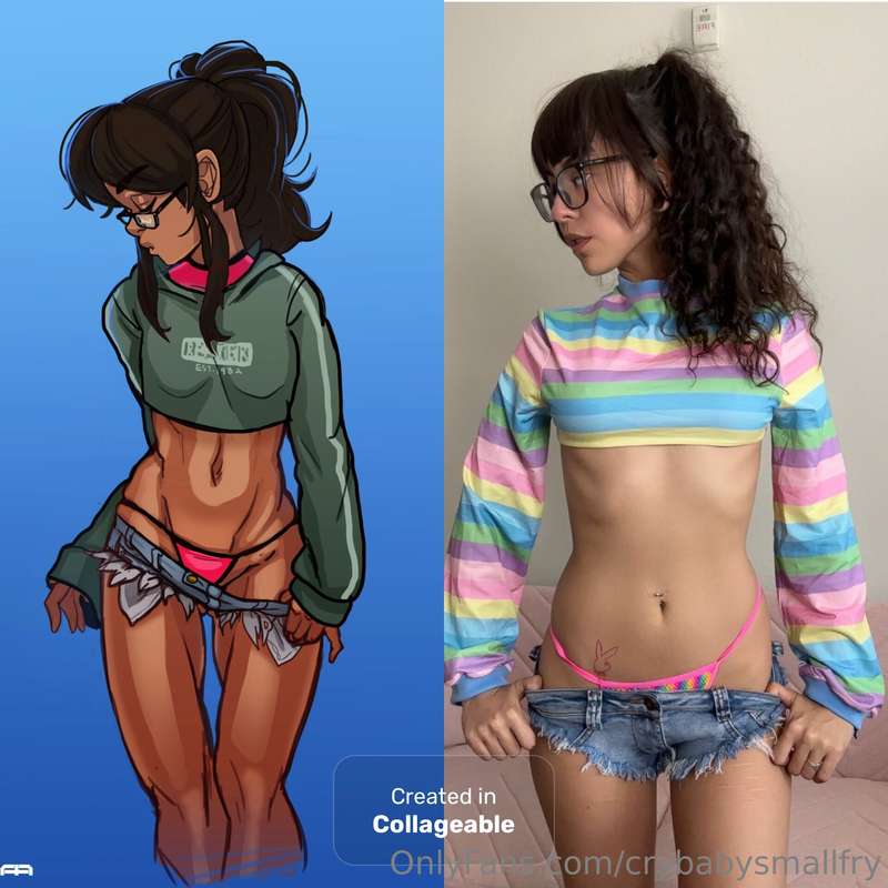 SECOND SLIDE CENSORED 🚫 BETA PROOFmy attempt at cosplaying e..
