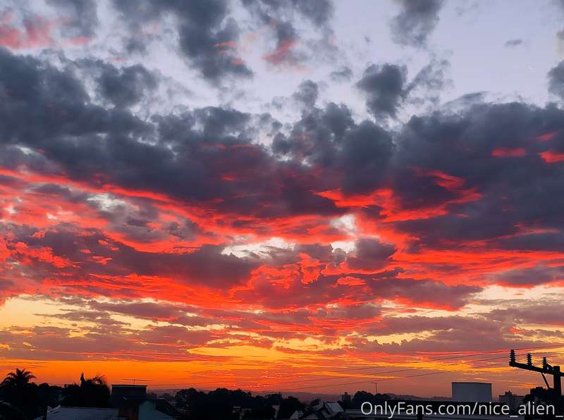 Burning sky