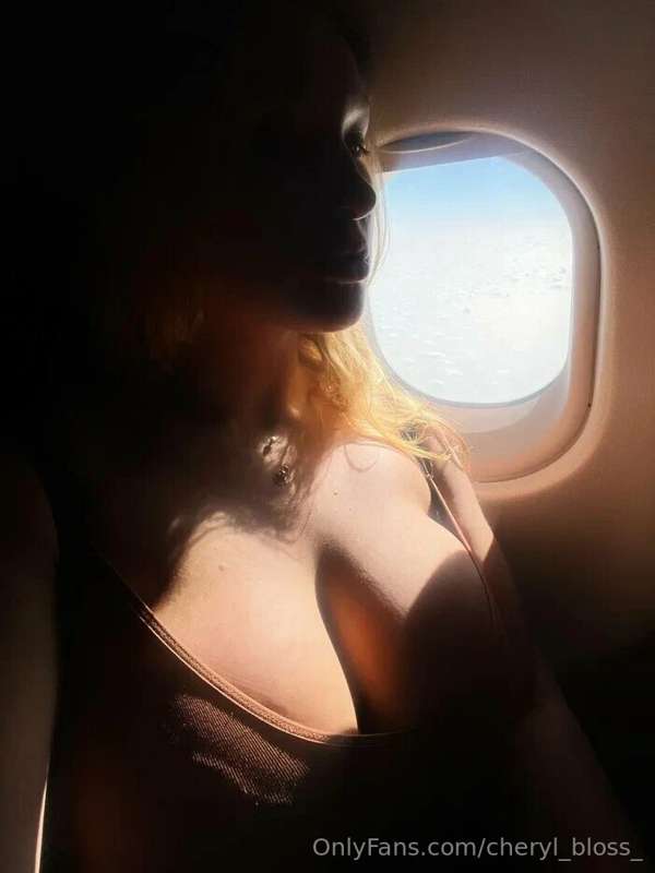 Just imagine you're sitting in your seat on a plane, and the..