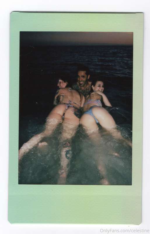 Just two sluts at the beach... it's an instax kind of day. @.. 1