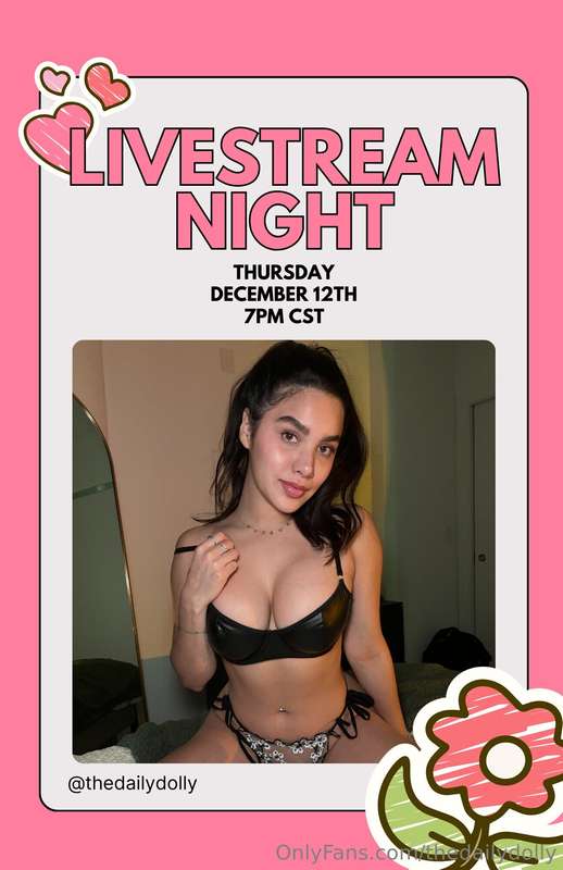 Going live tomorrow night, babe! Make sure you join me this ..