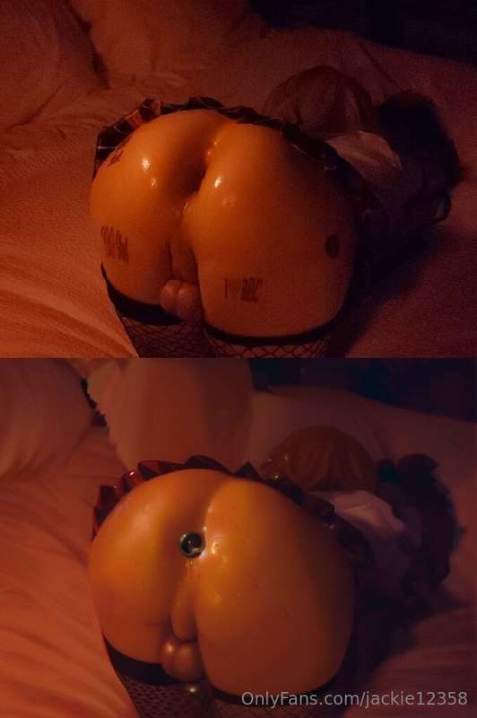 I removed the tattoo's, added a butt plug, and gave myself a..