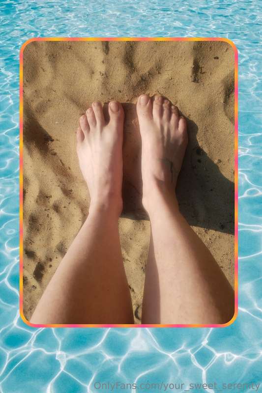 My tootsies were looking so sad today at the beach... It's f..