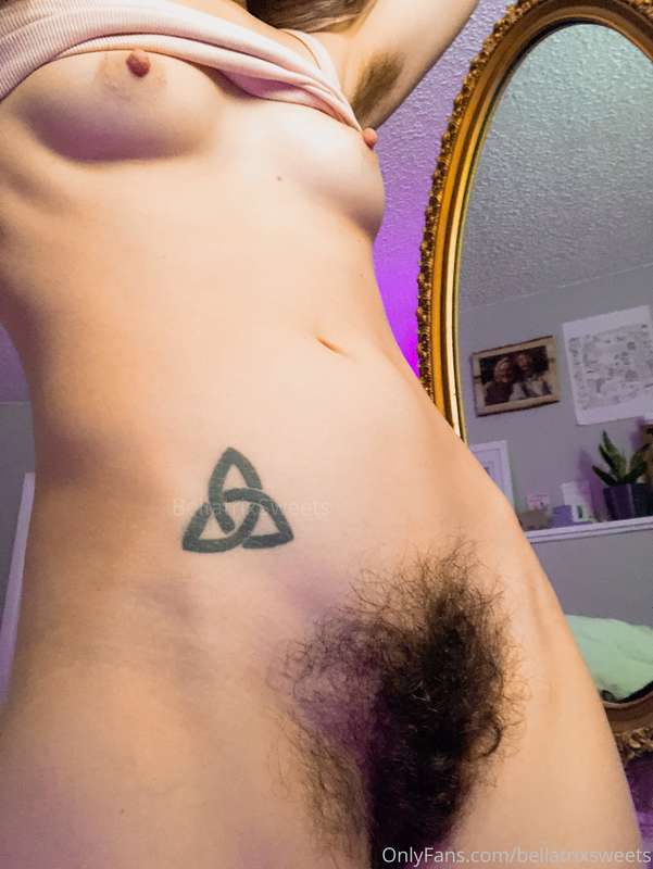 do you like this view of my full bush and boobs?