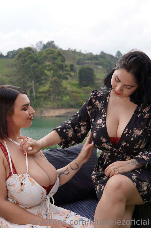 we are back!!! big tits in action together to make you enjoy.. 3