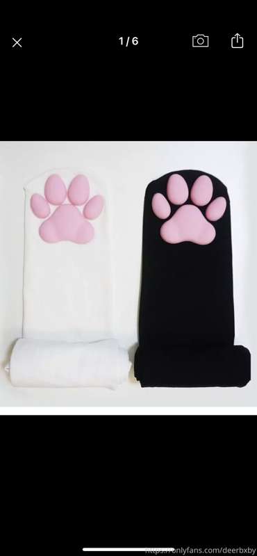 I just ordered these adorable paw socks !! I’m going to take..