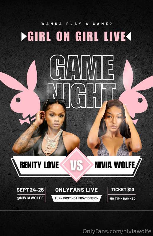 BREAKING NEWS ‼️‼️ Me & Serenity Love  are hosting GAME NIGH..