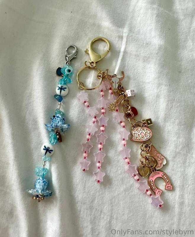 Made some cute little key chains/bag charms…which one is you.. 1