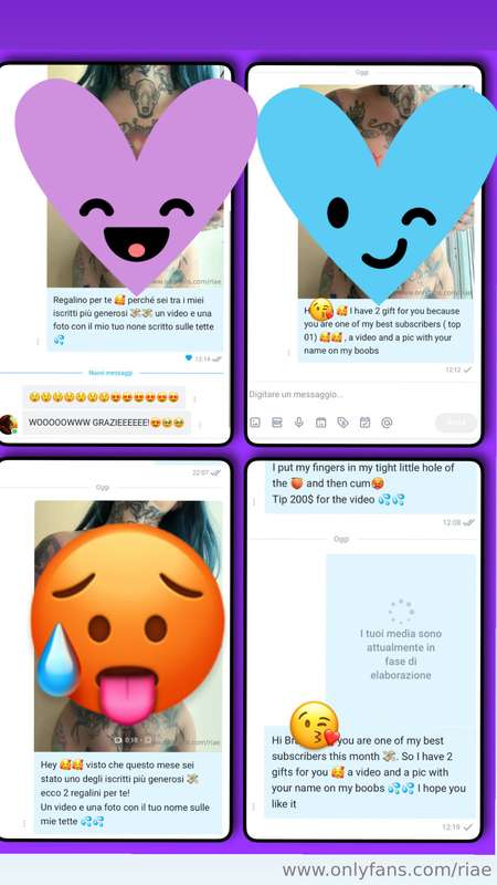 TODAY IS REWARD DAY 🥰🥰 every month I send 2 personalized gif..