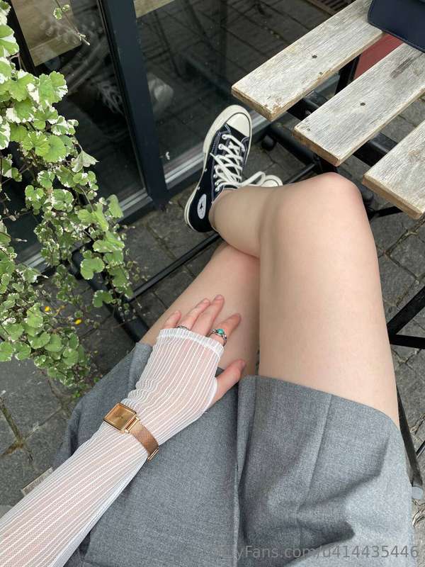 Stopped for coffee on the way to my manicure. Oh, you know, ..