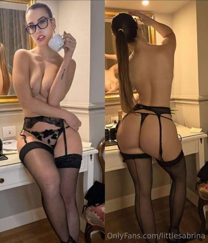 My bff @bella_nera is feeling extra slutty tonight! 😛😛 add n..