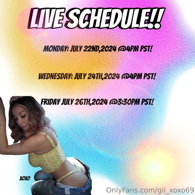 Set a reminder!! <3