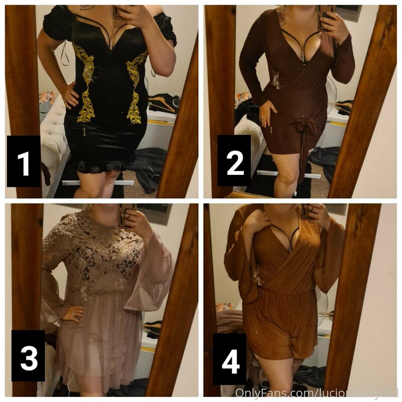 So imagine I was turning upto a date with you.

Which dress ..